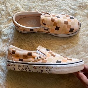 Vans slip ons - limited edition for Breast Cancer Awareness